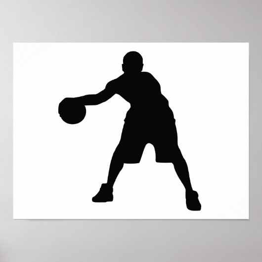 Poster Joueur de basket (Devant)