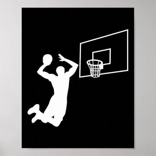 Poster Joueur de basket-ball Dunk Baller (Devant)