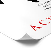 Poster Joueur de basket-ball motivé (Coin)