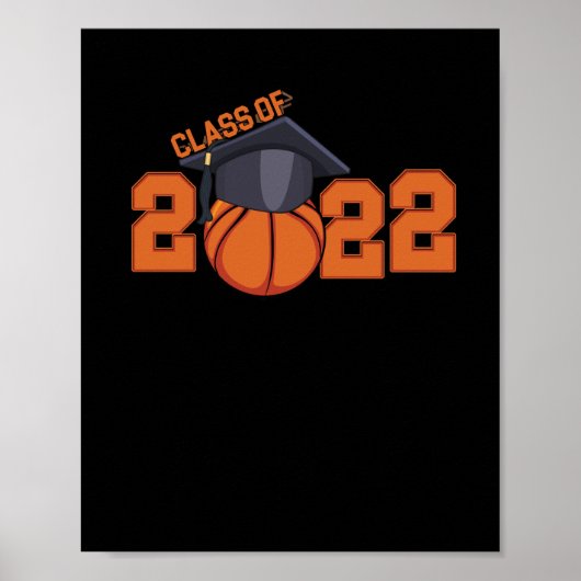 Poster Joueur de basket-ball senior de classe 2022 (Devant)