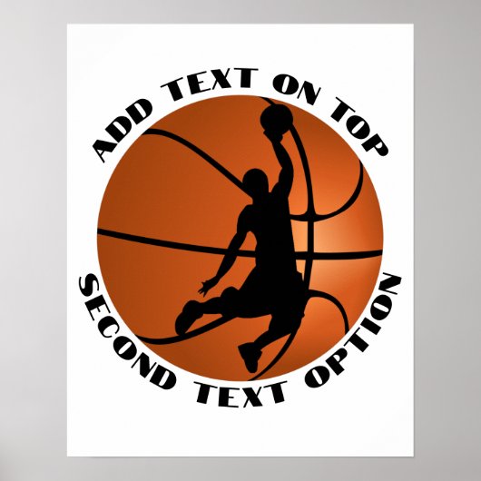 Poster Joueur de basket-ball Slam Dunk (Devant)