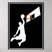 Poster Joueur de basket-ball Slam Dunk (Devant)