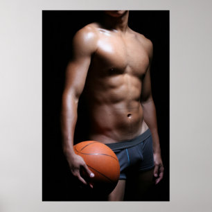 Poster joueur de basket W6