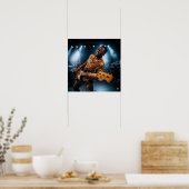 Poster Joueur de basse funk (Cuisine)
