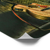 Poster Joueur de basse guitare (Coin)