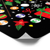 Poster Joueur de billard billard billard billard ornement (Coin)
