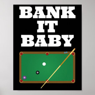Poster Joueur de billard de billard de billard maillot ca