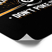 Poster Joueur de billard - Stroke It Don't Poke It (Coin)