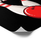 Poster Joueur de Bowling Pins Pin Ball (Coin)