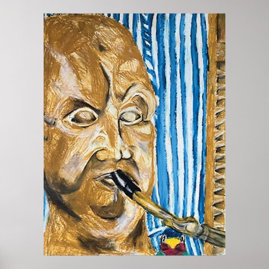 Poster Joueur de cornemuse (Devant)
