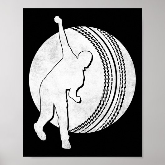 Poster Joueur de cricket 12 (Devant)
