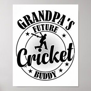 Poster Joueur de cricket de cricket - Le futur cricket de
