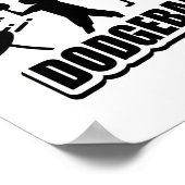 Poster Joueur de Dodgeball | Cadeaux Sport Team Trainer (Coin)