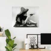 Poster Joueur de fille : 1912 (Bureau à domicile)