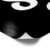 Poster Joueur de football AJOUTER LE NOM Équipe de footba (Coin)