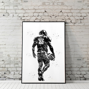 Poster Joueur de football américain