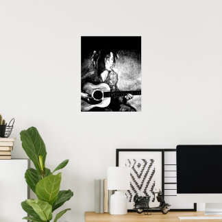 Poster Joueur de guitare
