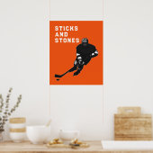 Poster Joueur de hockey (Cuisine)