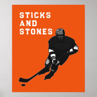 Poster Joueur de hockey