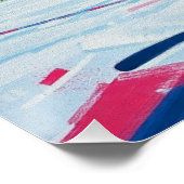 Poster Joueur de hockey à But (Coin)