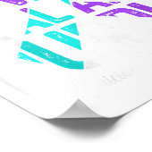 Poster Joueur de hockey favori père Noël Pajama de Noël H (Coin)