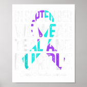 Poster Joueur de hockey favori père Noël Pajama de Noël H (Devant)