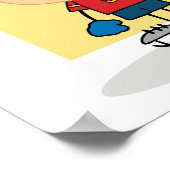 Poster Joueur de hockey pour enfants (Coin)