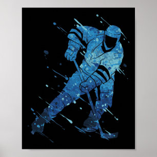 Poster Joueur de hockey sur glace