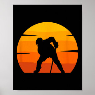 Poster Joueur de hockey sur glace Cadeau 10