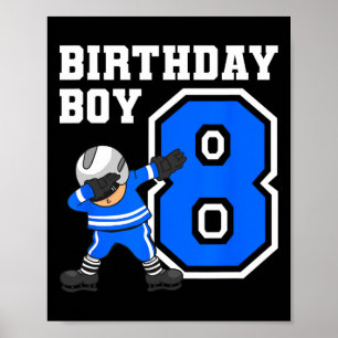 Poster Joueur de hockey sur glace de 8 ans Joueur de hock