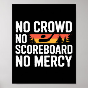 Poster Joueur de hockey sur glace sans merci