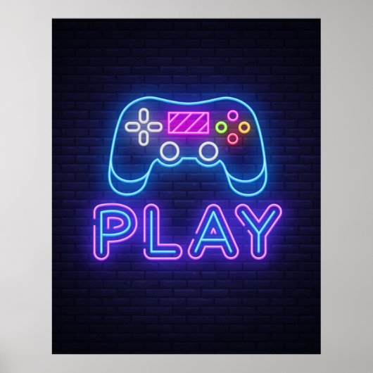 Poster Joueur de jeu (Devant)