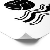 Poster Joueur De Polo Au Travail S'Il Vous Plaît (Coin)