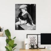 Poster Joueur de poules : 1909 (Bureau à domicile)