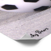 Poster Joueur de soccer Dinky Bears (Coin)