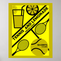 Joueur de tennis de pelouse Art graphique