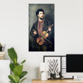Poster Joueur de violon (Bureau à domicile)