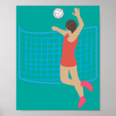 Poster Joueur de volley-ball (Devant)