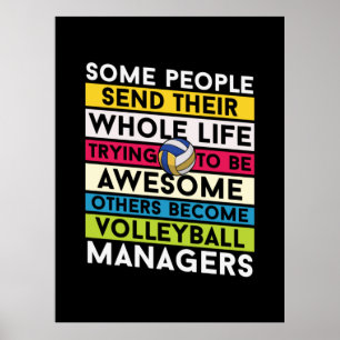 Poster Joueur de volley-ball Managers de volley-ball