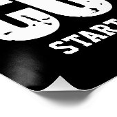 Poster Joueur d'équipe d'exécution d'AJOUT TEXTE inter-pa (Coin)