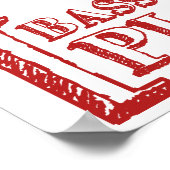 Poster Joueur du Bass Guitar (Coin)