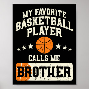 Poster Joueur favori Bysketbyll Brother Famille Byller B