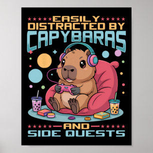 Poster Joueur Jeu Capyra Jeu Vidéo 1 
