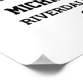 Poster Joueur Numéro 19 Équipe sportive senior Collage ph (Coin)