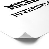 Poster Joueur Numéro 1 Équipe sportive senior Collage pho (Coin)