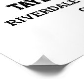 Poster Joueur Numéro 60 Équipe sportive senior Collage ph (Coin)