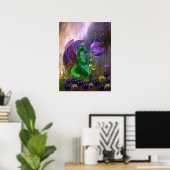 Poster Joueur Sax (Bureau à domicile)