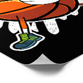 Poster Joueur sportif Dabbing Basket Ball Dab (Coin)