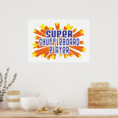 Poster Joueur Super Shuffleboard (Cuisine)