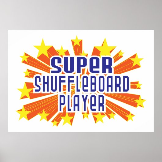 Poster Joueur Super Shuffleboard (Devant)